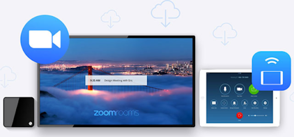 zoom cloud meeting laptop
