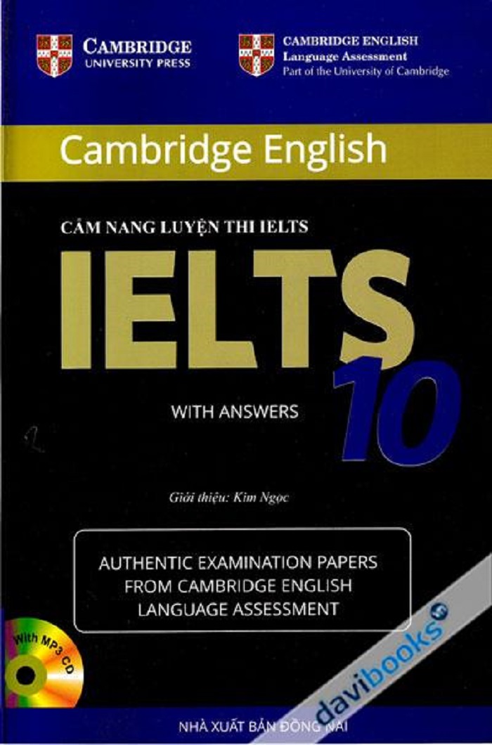 [PDF+Audio] Cambridge IELTS 10 – Tải miễn phí có đáp án